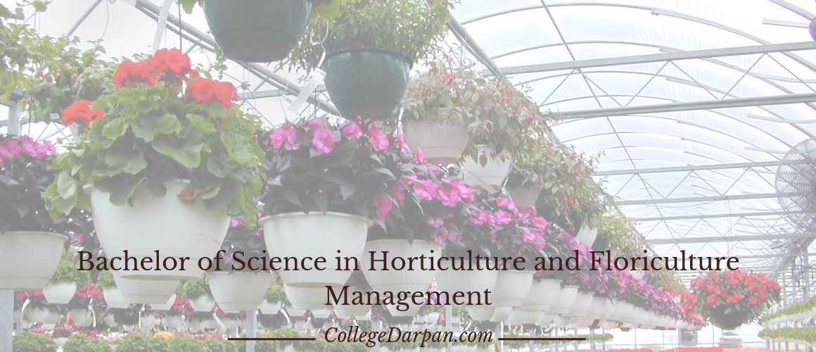 Bachelor Of Science In Horticulture And Floriculture Management ...