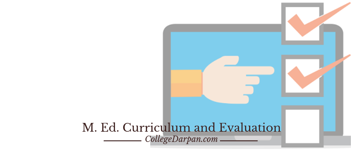 M. Ed. Curriculum and Evaluation